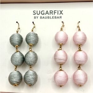 BaubleBar SugarFix Orb Cord Wrapped Dangle Earrings